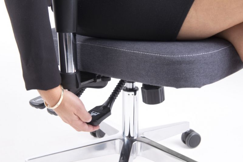 Nuance ergonomische bureaustoel voor vrouwen zitmechanisme
