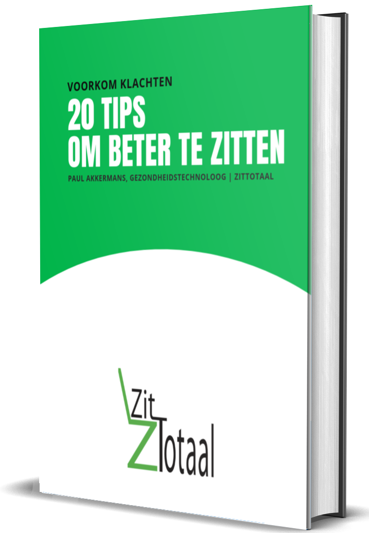 Ebook zittotaal met 20 tips om beter te zitten