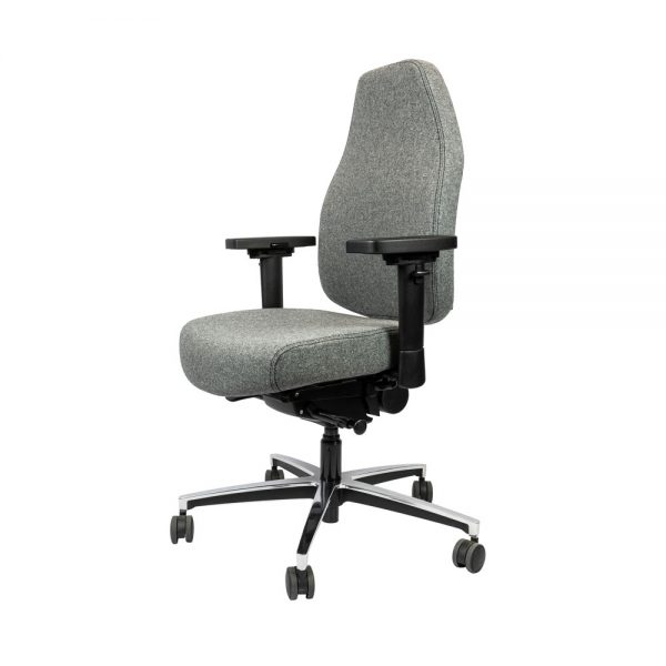ERGO-500 grijze ergonomische bureaustoel